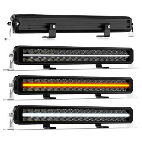 BARRA LED 11 RR800DRL DOBLE AMBAR
